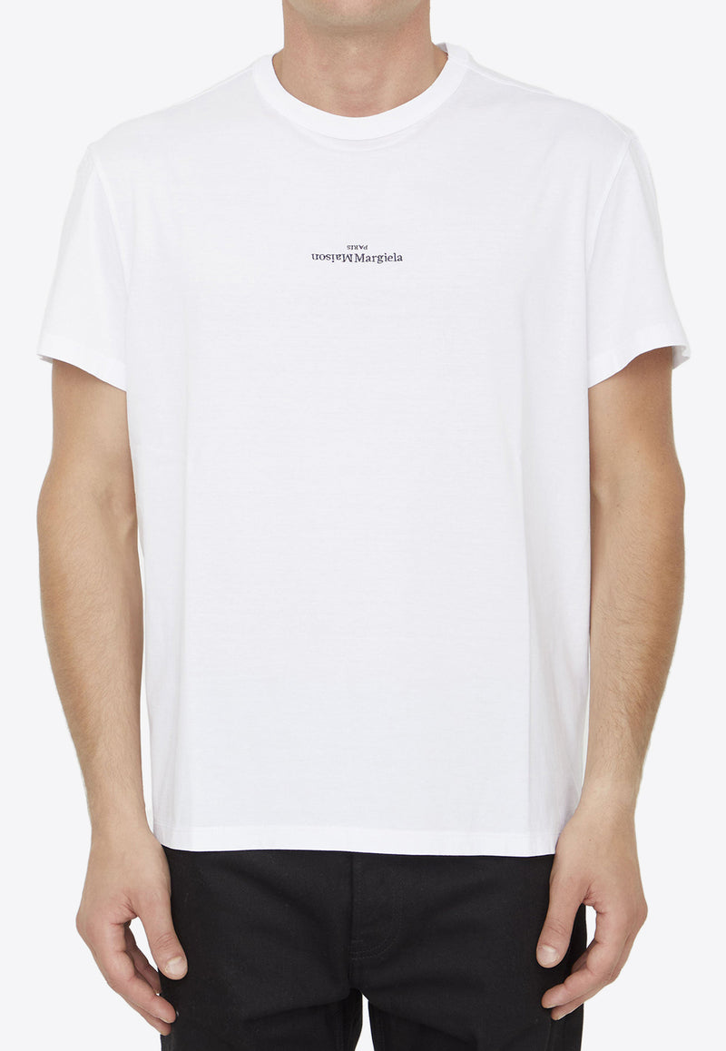 Maison Margiela Distorted Logo T-shirt White S30GC0701-A22816-994