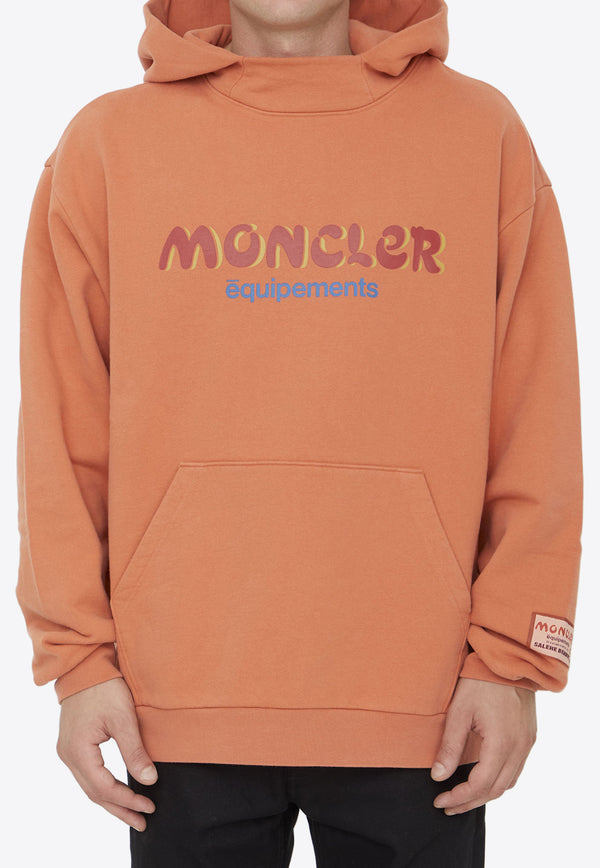 Moncler X Salehe Bembury Logo Print Hoodie Orange 8G00002-M3237-270