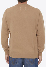 Maison Margiela Crewneck Cashmere Sweater Camel SI1HA0008-S17783-131