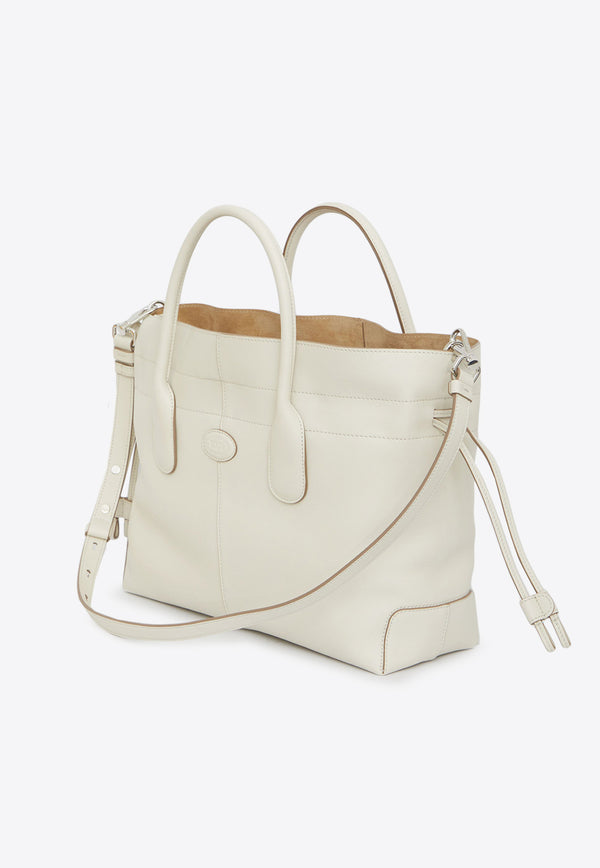 Tod's Di Leather Shoulder Bag White XBWDBSF0200-S85-B015