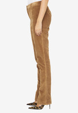 Dolce & Gabbana Corduroy Slim Pants FTCX6T-FUWDU-M0868 Beige