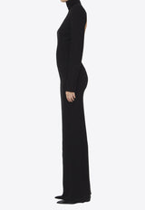 Monot Cut-Out Long Dress Black PF23888--BLACK