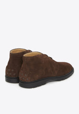 Tod's Desert Suede Lace-Up Boots Brown XXM59K00D80-RE0-S611