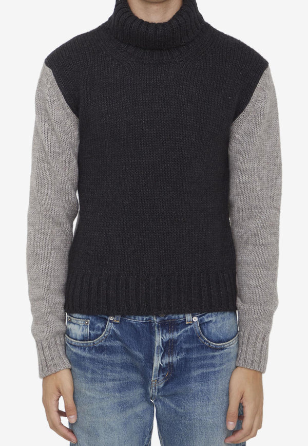 Dolce & Gabbana Bi-Color Wool Sweater GXR14T-JFMM7-S9000 Multicolor