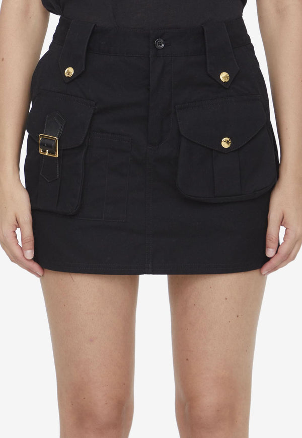 Dolce & Gabbana Cargo Mini Skirt F4COQT-FU6Z0-N0000 Black