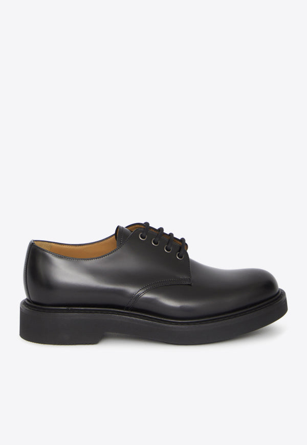 Church's Lymm Derby Shoes in Shiny Calf Leather Black EEC385-9SN-F0AAB