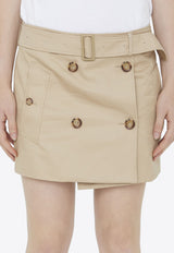 Burberry Mini Trench Skirt Beige 8071196--A7405