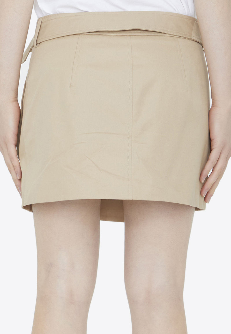 Burberry Mini Trench Skirt Beige 8071196--A7405
