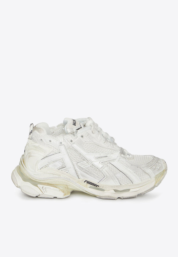 Balenciaga Low-Top Runner Sneakers White 677402-W3RB1-9000