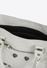 Balenciaga XS Neo Cagole Shoulder Bag White 751521-1VG9Y-9104