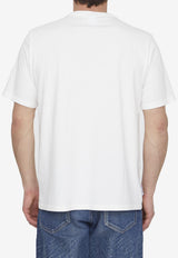 Autry Logo Patch T-shirt White TSIM-401-W