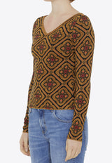 Etro Jacquard Pattern Sweater 11926-9214-1 Multicolor