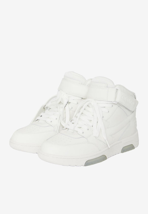 Off-White Out Of Office Mid-Top Sneakers OMIA259C99LEA002--0101