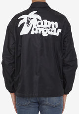 Palm Angels Logo-Patch Hunter Jacket PMEM014E23-FAB001-1001