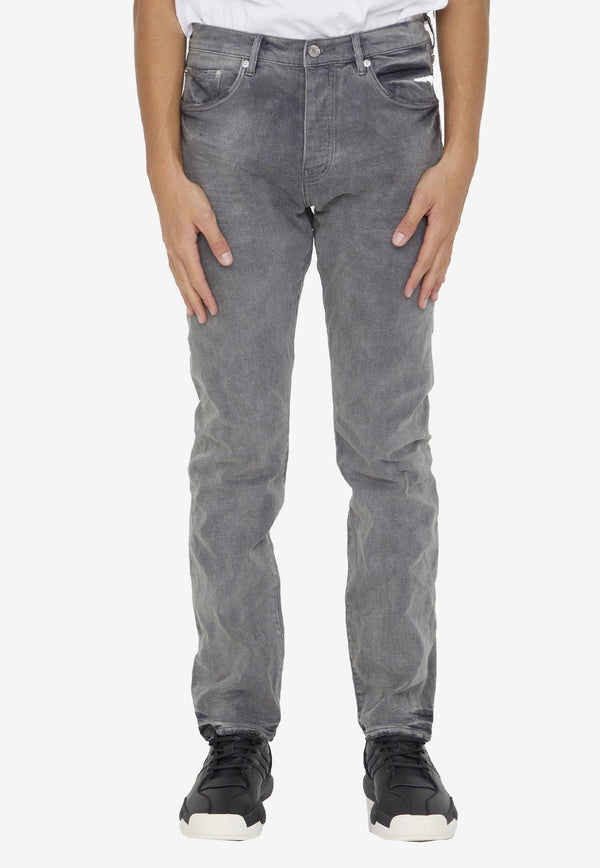 Purple Brand Wrinkled-Effect Slim Jeans P005-SWSB-