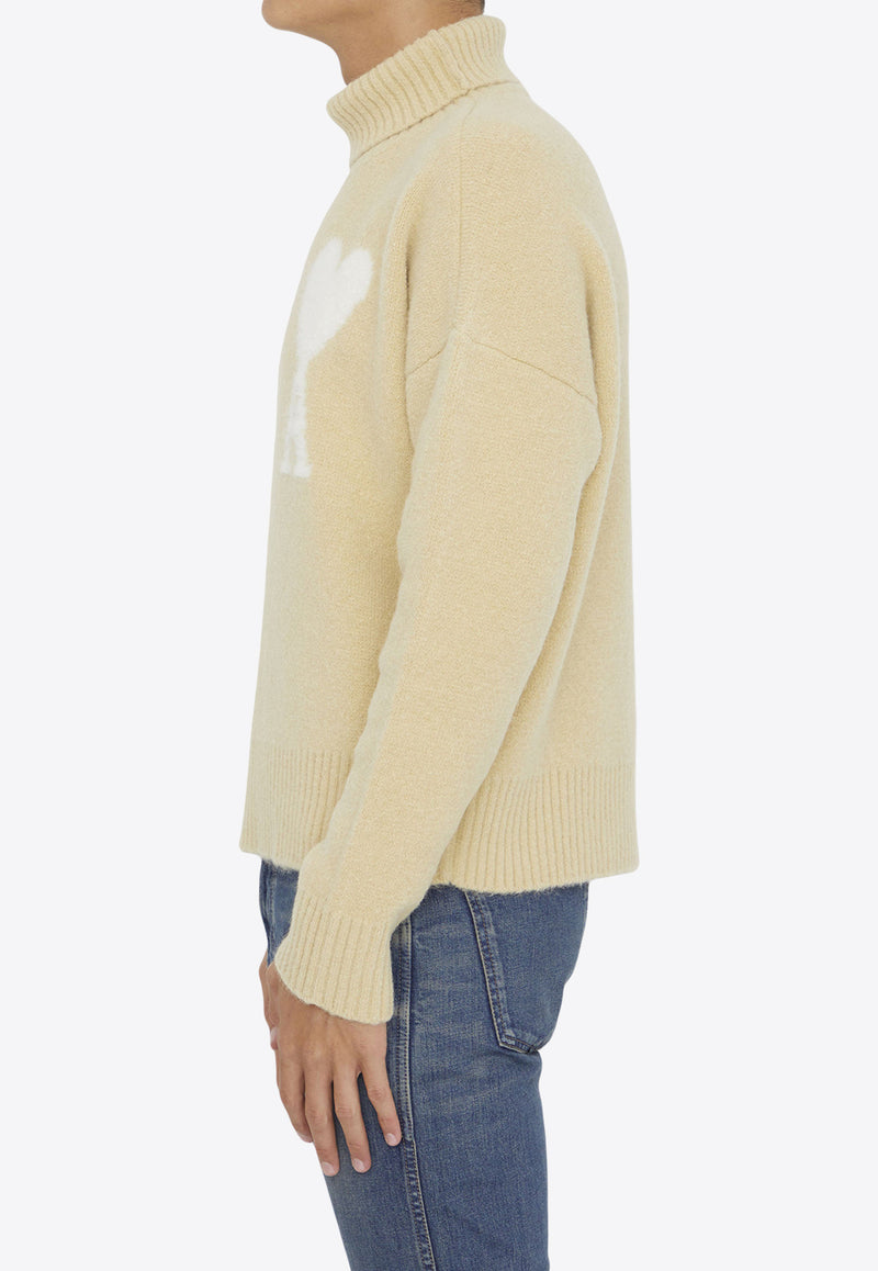 AMI PARIS Ami de Coeur Alpaca Wool Sweater UKS425-KN0032-719