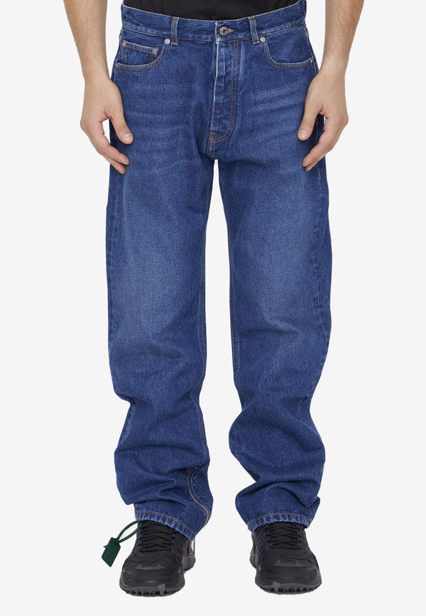 Off-White Straight-Leg Jeans OMYA177F23DEN002--4400