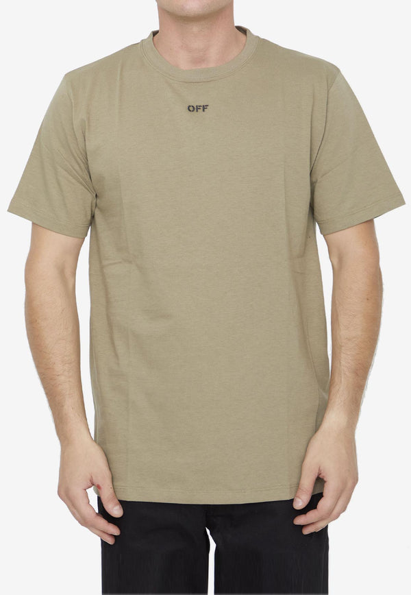 Off-White Scratch Arrow Crewneck T-shirt OMAA027F23JER008--6110