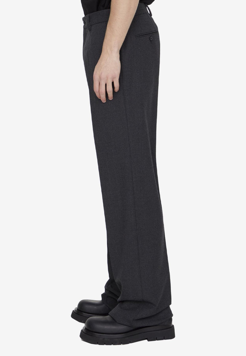 Dolce & Gabbana Straight-Leg Tailored Pants Gray GYZMHT-FURM3-S8291