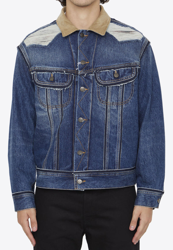 Maison Margiela Pendleton Denim Jacket Denim S67AM0061-STZ091-962