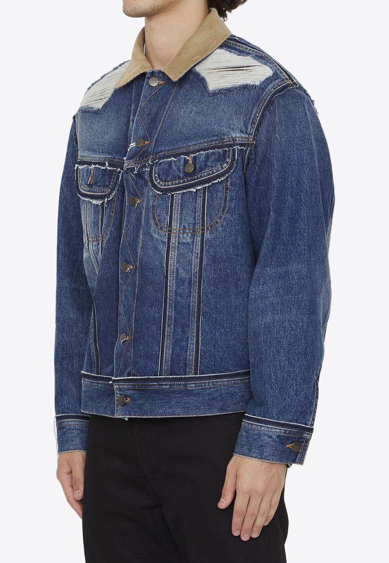 Maison Margiela Pendleton Denim Jacket Denim S67AM0061-STZ091-962