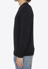 Roberto Collina Merino Wool Knitted Sweater Black RP02001-02-9