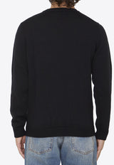 Roberto Collina Merino Wool Knitted Sweater Black RP02001-02-9