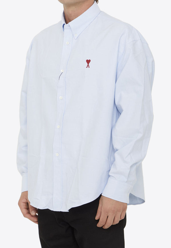 AMI PARIS Ami De Coeur Long-Sleeved Shirt BFUSH130-CO0031-450