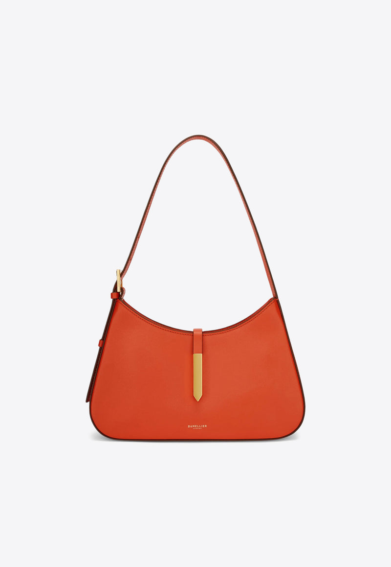 DeMellier London The Tokyo Leather Shoulder Bag Orange N110ORANGE