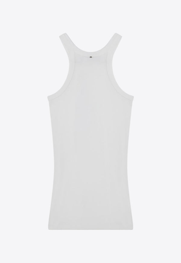 Sportmax Nastie Ribbed Tank Top White NASTIECO/Q_SPORM-001