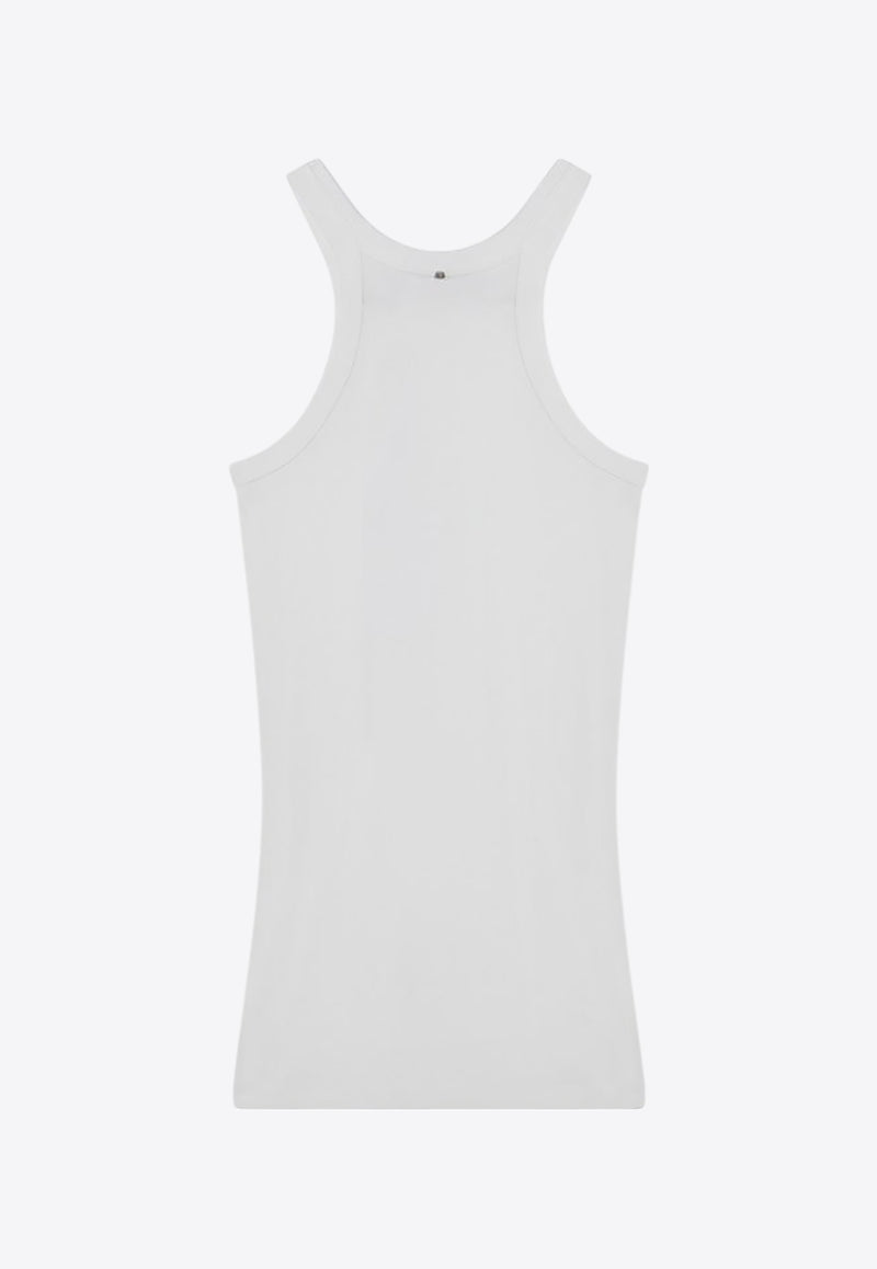 Sportmax Nastie Ribbed Tank Top White NASTIECO/Q_SPORM-001