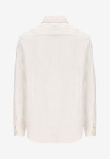 Fay Archive Linen Long-Sleeved Shirt NCMA148259THTKB001WHITE