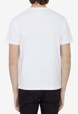 Valentino Solid Crewneck T-shirt White 4V3MG13A-9VE-0BO