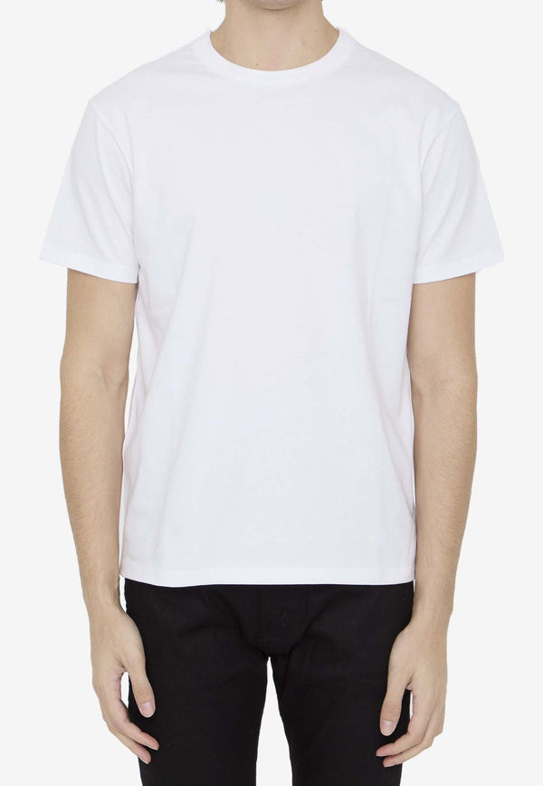 Valentino Solid Crewneck T-shirt White 4V3MG13A-9VE-0BO