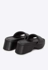 Alexander Wang Float Leather Slides Black 30124S028--001