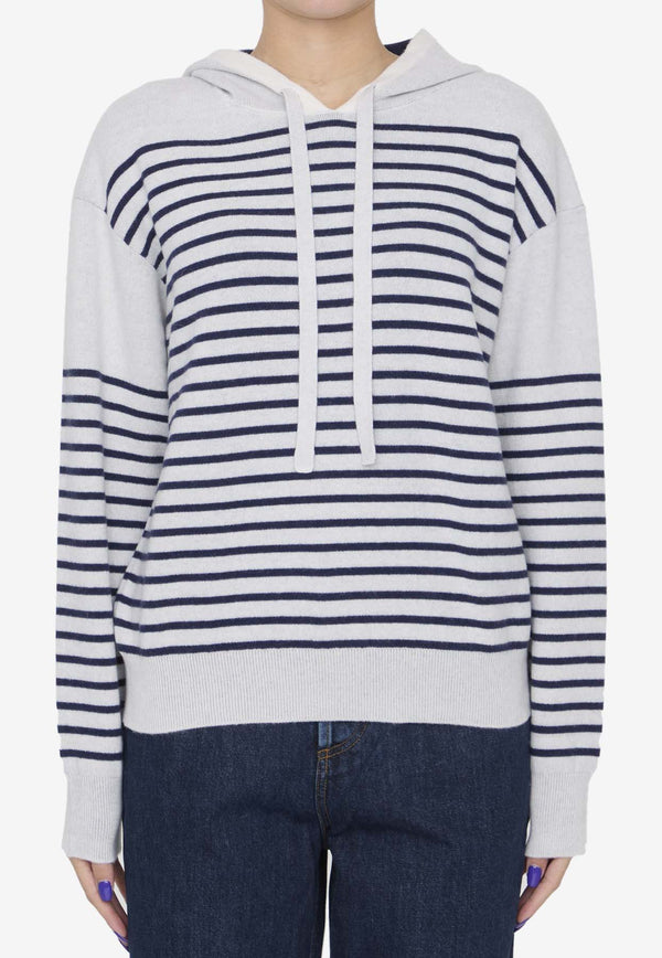 Loewe Stripped Wool-Blend Hooded Sweatshirt S359Y14KET--4933