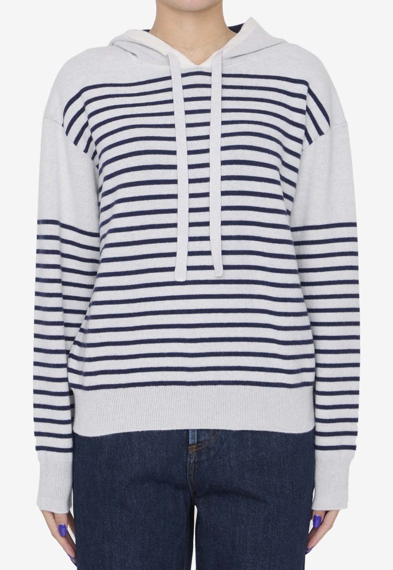 Loewe Stripped Wool-Blend Hooded Sweatshirt S359Y14KET--4933