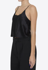 Alexander Wang Chain-Link Sleeveless Top Black 1WC1241870--001