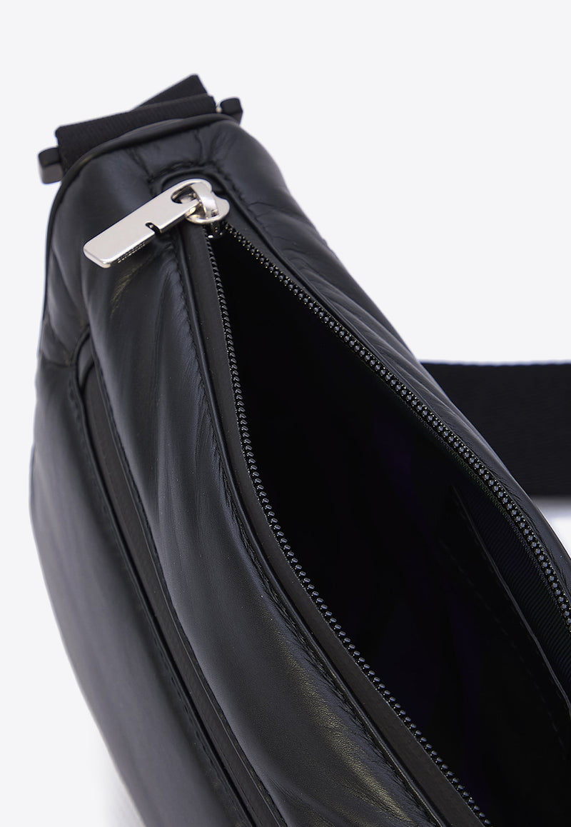 Burberry Shield Calf Leather Crossbody Bag Black 8078402--A1189