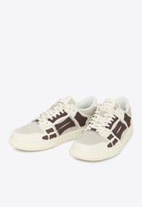 Amiri Skel Leather Low-Top Sneakers White PS24MFS002--BROWN