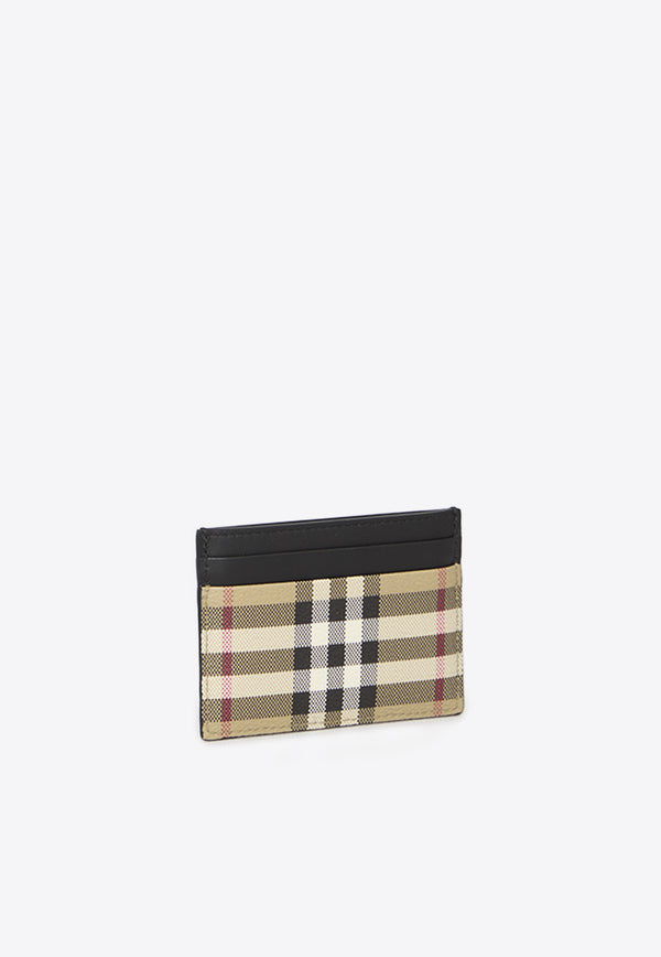 Burberry Check Print Cardholder Beige 8084175--A7026