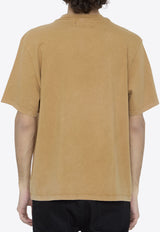 Amiri Eagle Print Crewneck T-shirt Orange PS24MJG006--CHAI TEA
