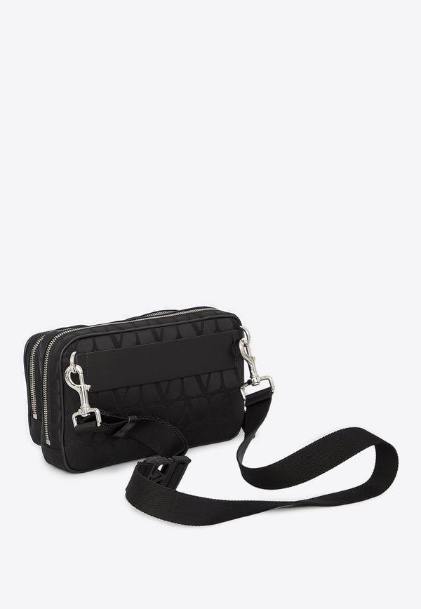 Valentino Toile Iconographe Crossbody Bag Black 4Y2B0C51CSH--0NO