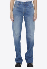 Gucci Washed-Effect Wide Jeans Blue 764349-XDCRA-4447