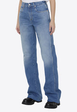 Gucci Washed-Effect Wide Jeans Blue 764349-XDCRA-4447