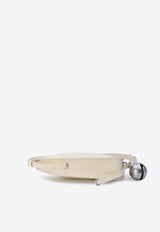 Burberry Mini Shield Nappa Leather Crossbody Bags White 8075852--A4477