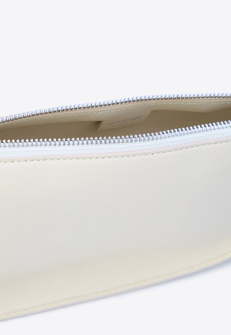 Burberry Mini Shield Nappa Leather Crossbody Bags White 8075852--A4477