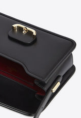 Valentino Small Letter Leather Shoulder Bag Black 3W2B0M59-IAI-0NO