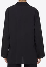 The Row Malon Cut-Out Sleeved Blouse Black 7498-W2583-BLK