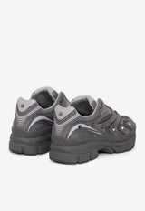 Valentino MS-2960 Low-Top Paneled Sneakers Gray 3Y2S0F57-HTK-ML6
